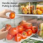 Refrigerator Storage Box Drawer Type Food Preservation Sealed Lid Food Storage