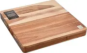 Stanley Rogers Acacia Butchers Block 35 x 35 x 4cm, Extra Thick Wooden Chopping Board with Side Grooves, Kitchen Cutting Board for Meat, Vegetables, Cheese or Charcuterie