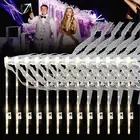 50PCS Light Up Lace Wedding Wands Ribbon Streamers Glow Wands Glow Sticks Rib...