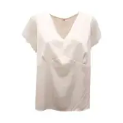 I9790 MAGLIA DONNA LOLA BY SANDRO FERRONE WOMAN SATIN/LACE T-SHIRT