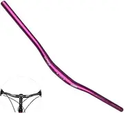 Wake 31.8mm MTB Mountain Bike Handlebar, Aluminum Alloy Mountain Bike Bicycle Riser Handlebar Extra Long 720/780mm with Paint Matte Surface (Purple, 780mm)