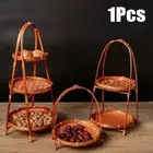 1Pcs 1/2/3 Layers Storage Basket Fruit Food Vegetable Standing Tray For Kitchen
