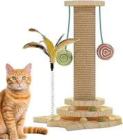 Scratching Tree for Cats - Large Cat Scratching Post | Tilt - Proven Rechargeable Job Center for Indoor Kitten Funding Play Fun at Scra