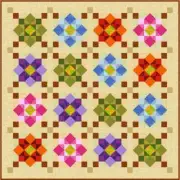 MORNING AGAIN - 63" - Quilt-Addicts Pre-cut Patchwork Quilt Kit Double