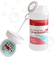 Bubbles for Cats | Catnip Scented Interactive Cat Toys Soap Bubbles,Catnip Soap Bubbles Large Capacity Bubbles Toy, Safe for Home Living Room Lawn Yard