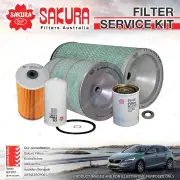 Sakura Oil Air Fuel Filter Service Kit for Nissan UD CLG87 CMA81 86 87 CMF CPB87