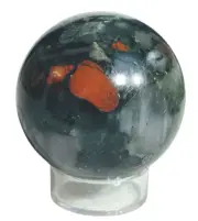 Bloodstone Sphere - Stand Included - C