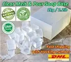 Premium Organic Clear Glycerin Melt & Pour Soap Base DIY Soap Making 1kg/2.2lb