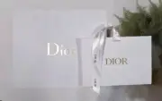 Authentic DIOR White Pebble Shopping Bag 10 1/2" x 9" x 4 1/2" & Clutch Bag