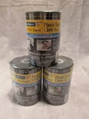 Lot Of 3 3M Scotch PTD2090-24 Drop Cloth Dispenser Pre-taped