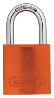 Abus 72 /40 Kax6 Orange Lockout Padlock,Ka,Orange,1-1/2"H,Pk6