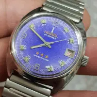 在飛比找Yahoo!奇摩拍賣優惠-SWISS ☆寶藍面☆NOBEL 瑞士錶☆35mm 老錶 機