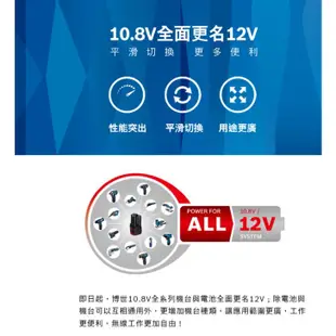 【五金批發王】德國 BOSCH 博世 GDR 12 V-EC 充電式衝擊起子機【2.0電池組X2】無碳刷 衝擊起子機