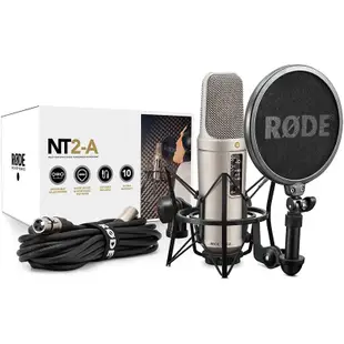 《民風樂府》RODE NT2-A 電容麥克風套裝組 澳洲製 多指向設定 無論錄製人聲或樂器 都是經典好聲音 代理商公司貨