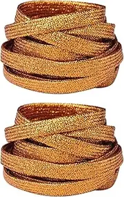 Replacement Shoelaces. Sparkly Shiny Shoelace,Personalized Shoelaces for Casual Sneakers Canvas Shoes,Replacements for Athletic Sport for Men Women,2 Pairs. (Color : Copper, Size : 120cm(2 Pairs))