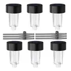 6pcs Solar Pool Lights for Framed Above Ground Pool Outdoor Solar Lights