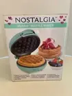 Nostalgia MyMini Waffle Maker 5" Non-Stick Cooking Surface. NEW Factory Sealed!