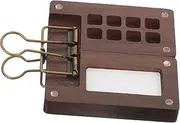Cabilock Wooden Watercolor Palette Portable Pigment Box Watercolor Pigment Case Art Kit Sketchbook Palette