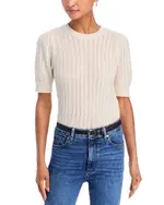 Frame The Ladder Cashmere Pointelle Sweater