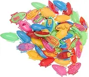 ERINGOGO Interactive Model Toys 50pcs Set Plastic Boat Toys for Kids Random Color