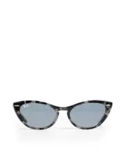 Grey Cat Eye Tortoiseshell Sunglasses
