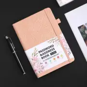 Password Book with Alphabetical Tabs Password Keeper Notebook Office Hardcover