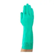 ANSELL HEAVY DUTY PREMIUM LIQUID & CHEMICAL RESISTANT NITRILE GLOVES 12 PAIRS
