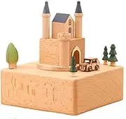 Music Box Wooden Music Box Home Decoration Creative Crafts Retro Toy Decorative Accessories Birthday Festival Celebration Event Gift Musical Box