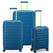 Roncato B Flying 3 Piece Lightweight EXP Spinner Luggage Set - Blue