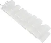 ETHZZLE 1 Set Multi Hanging Storage Bag Transparent Towel Organizer Versatile Closet Clothing Storage Lightweight Design for Home Travel Use Easy Installation with Ample Compartments