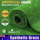 20SQM Synthetic Grass Artificial Turf Plastic Fake Plant Lawn 15mm Olive Home AU