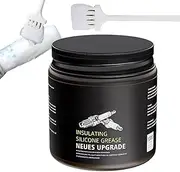 Dielectric Lubricant, Marine Lubricating Silicone Grease Automotive Seals, Waterproof Electrical Car Seals with Brush for Battery Terminals, Spark Plugs