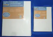 NEW Artist's Loft White Canvas Value 2pc 8”x10" Panels & 2pc 5"x7" Panels NIP