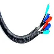 1/8" 100 ft Expandable Braided conduit Wire Cable Weave Sleeve hose cover tube