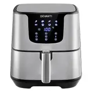 Devanti Air Fryer 7L LCD Fryers Stainless Steel