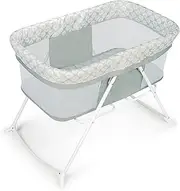 Ingenuity Snooze & Stow Rocking Portable Folding Bassinet - Sheppy - Ages 0+ Months