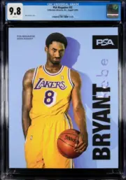 PSA Magazine KOBE BRYANT AUGUST 2024 VOLUME 32 Purple Cover LA Lakers CGC 9.8