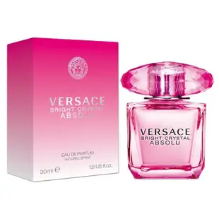 【VERSACE 凡賽斯】絕對．香戀水晶女性淡香精 30ml(專櫃公司貨)