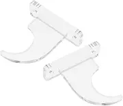 iplusmile Effortless Install Acrylic Guitar Rack Wall-Mounted for Baseball Bats Toys Skateboards Snowboard Holder