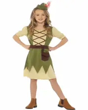 Robin Hood Dress Girls Costume
