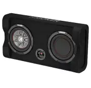 Kicker 47TRTP82 Car Audio Down Firing 8" Thin Sub Box w/ Passive Radiator New