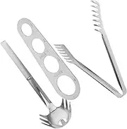 TIDTALEO Multifunctional Kitchen Utensils Stainless Steel Pasta Server Spoon Noodle Measurer for Home