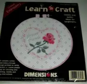 Dimensions Learn a Craft Crewel Embroidery "Forever Friends" Kit 72313 NEW