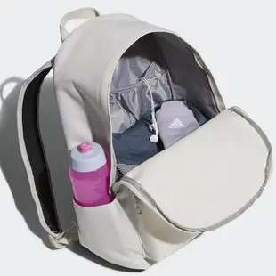 Adidas 後背包 背包 筆電隔層 水壺袋 網材背帶 米【運動世界】GN9885