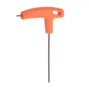 T-Handle Hex Key Wrench 2mm S2 Steel T-Key Inner Hexagon Spanner, Orange