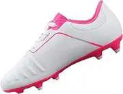 [Vizari] Firm Ground Soccer Shoes for Kids | Durable Football Shoes for Boys & Girls | Lightweight, Wide & Comfortable Soccer Cleats with Padded Heel, & TPU Outsole for Outdoor Play
