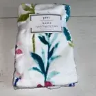PERI Home Climbing Botanical Floral Velour Fingertip Towel Set NEW