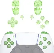 eXtremeRate Replacement Buttons Set for PS5 Controller BDM-030/040/050 Model, DIY Premium Button D-Pad Action Buttons Trigger Bumper Option/Share Button Conversion Replacement Part for PS5 Controller