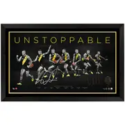 Dustin Martin Signed Unstoppable Print Framed