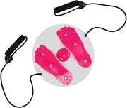 DINHEAROM Waist Twisting Machine with Adjustable Ropes for Fitness Abdominal Exercise Disc for Women Waist Slimming Shaping Equipment